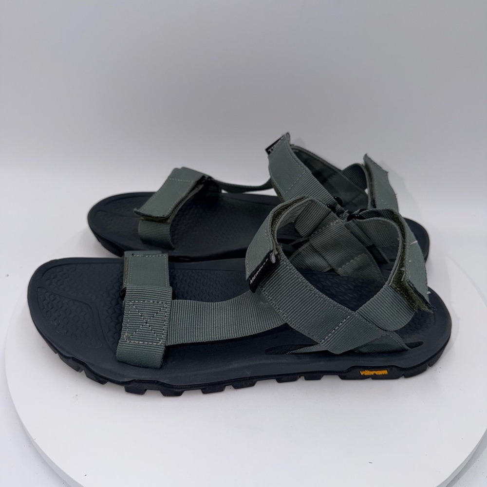 Merrell Laurel Performance Sandals Womens 9 Green Grey Vibram Hiking Gorpcore